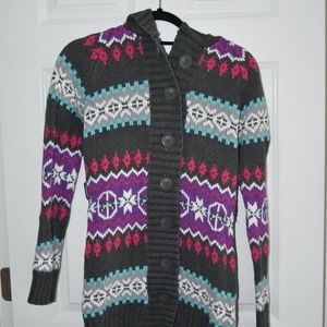Long Heavy Winter Cardigan